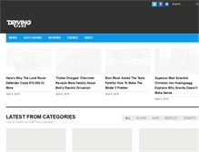 Tablet Screenshot of drivingfans.com